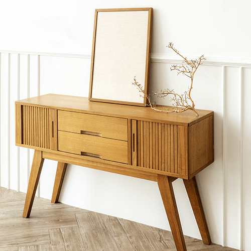 Wooden sideboard table