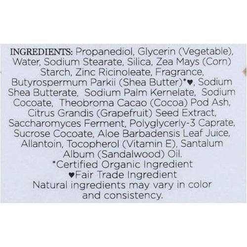 Nubian Heritage African Black Soap Deodorant 64g