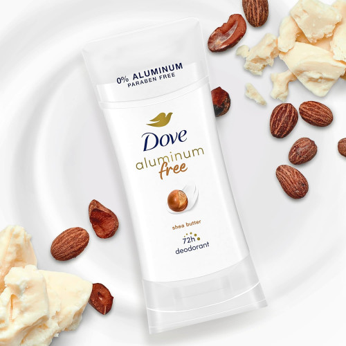 Dove 0% Aluminum Free Deodorant - Shea Butter Scent 74g