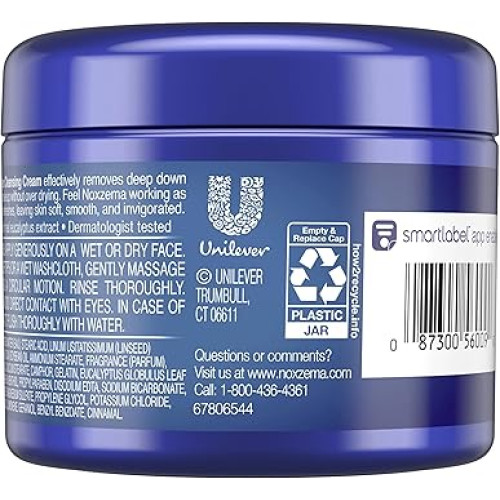 Original Noxzema Cream for deep daily facial cleansing for all skin types