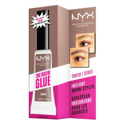 غراء الحواجب بني متوسط من NYX Professional Makeup
