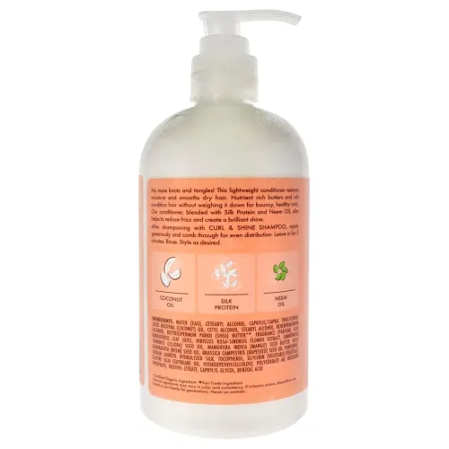 Shea Moisture Coconut & Hibiscus Curl & Shine Conditioner 384ml