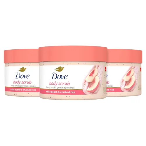 Dove Body Scrub White Peach & Ground Rice 425g