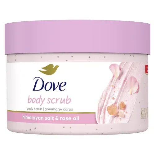Dove Body Scrub with Himalayan Salt and Rose Oil 425g