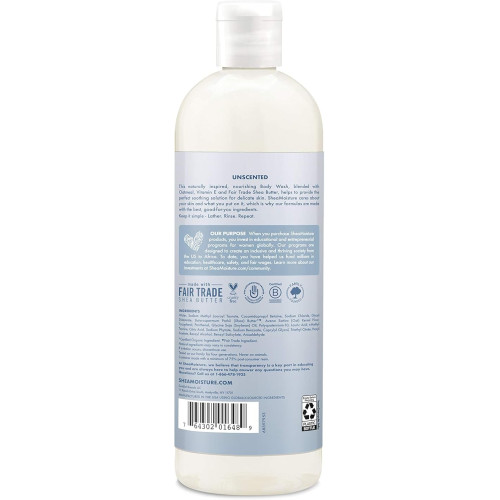 Shea Moisture Oatmeal & Vitamin E Body Wash 586ml
