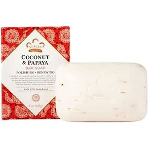 Nubian Heritage Coconut & Papaya Soap Bar 142g