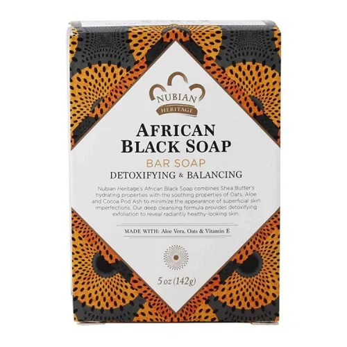Nubian Heritage African Black Soap Bar 142g