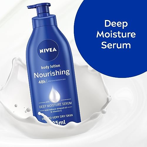 NIVEA Nourishing Body Lotion, Almond Oil, For Very Dry Skin, 625ml