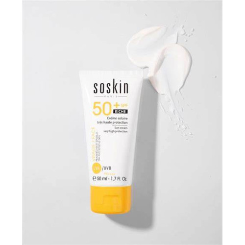 Non-greasy sunscreen cream with very high protection - for face and neck